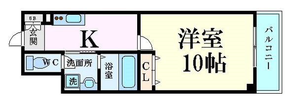 エスリード江坂公園の物件間取画像